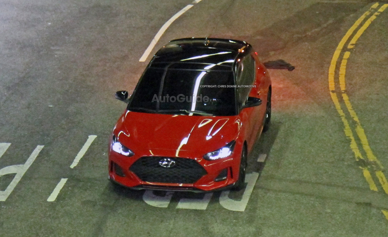 Illustration for article titled 2019 Hyundai Veloster Caught on Set
